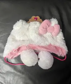 USJ ユニバ　ハローキティ　ファンキャップ　被り物