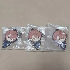 カラフルピーチ　うりさん　 ・ラバーキーホルダー３点まとめ売り