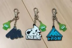 スプラトゥーン2　ブランドロゴ　キーホルダー　イカロゴ　エンペリー　バトロイカ