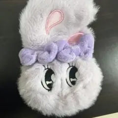 エスターバニー　ぬいぐるみフェイスミニポーチ　パープル