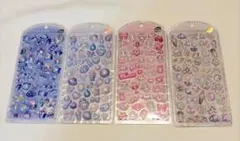正規品 パールベールシリーズ 4枚セット クーリア ボンボンドロップシール