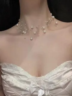 パール ネックレス ホワイト