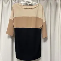 未使用品　Duras Ambient　ブロックカラーワンピース