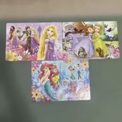 ディズニープリンセス ジグソーパズル 3点セット