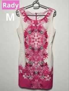 Rady ピンク フラワープリント ドレス M