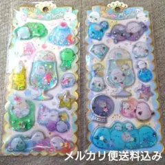 キラキラウォーターインシール 2枚セット