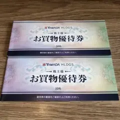 ヤマダ電機　株主優待　お買物優待券500円60枚30000円分　ヤマダ電気