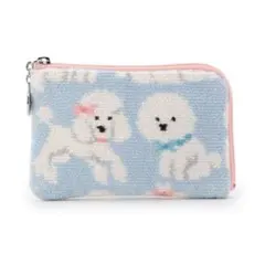 フェイラー　ラブラリー　モフモフワンチャン　L字ポーチ