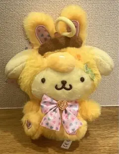 ポムポムプリン マスコット スプリングラビット ぬいぐるみ キーホルダー