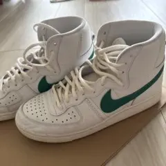 NIKE ターミネーター ハイカットスニーカー ホワイト×グリーンのサムネイル