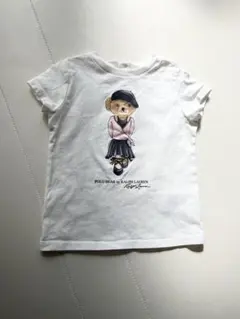 ポロベア Tシャツ ホワイト Ralph Lauren 24m 90cm
