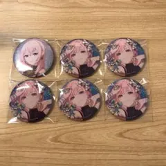 プロセカ　グリッター缶バッジ　巡音ルカ　9B 10B