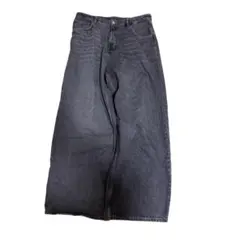 ZARA ワイドレッグ デニムパンツ グレー EUR44のサムネイル