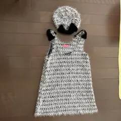 ベレー帽付きジャンパースカート