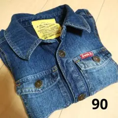 デニムつなぎ　90サイズ 半袖