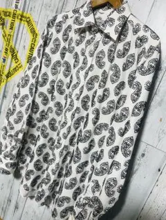 豪華版/極限定 ETRO ボタンダウンシャツ レリーフ ペイズリー イタリア製