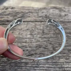 ラスト イーグル 顔 バングル ノーブランド L サイズ ハンドメイド