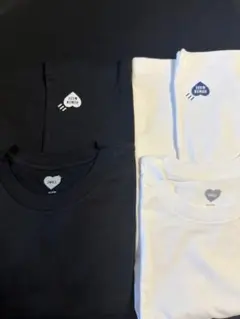 未使用！HUMAN MADE Tシャツ 2枚セット ブラック ホワイトのサムネイル