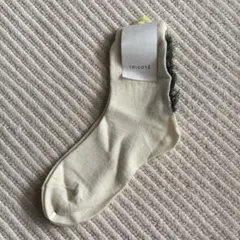 TRICOTÉ ホワイト　ソックス 23-25cm TRICOTE トリコテ靴下