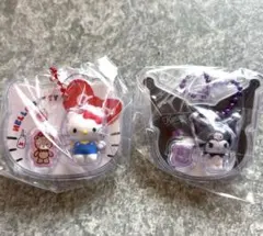 新品未開封　サンリオパッケージチャーム　ハローキティとクロミ　2個セット
