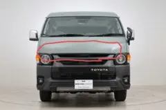 ハイエース200標準 FLEX Re Classicフードガーニッシュ マット黒