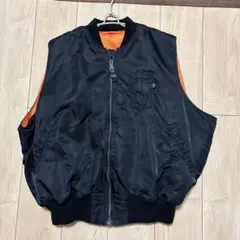 【希少】 90s ALPHA MA-1ベスト FV-2 USA製 オリーブ XL 希少】 90s ALPHA MA-1ベスト FV-2 USA製 オリーブ XL - メルカリ