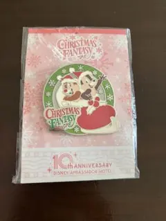 東京ディズニーランド　クリスマスファンタジー2010 ピンバッジ　未使用新品