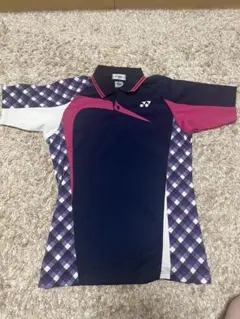 YONEX テニス ポロシャツ ネイビー ピンク