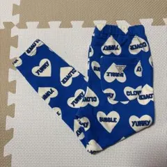 ハート柄コットン混紡パンツ　DAISUKI総柄パンツ