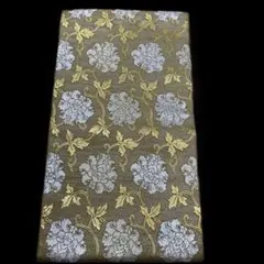 龍村平蔵 金地二重菱大牡丹錦 牡丹唐草 六通柄 本袋帯 - メルカリ