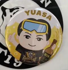 阪神タイガース 湯浅京己 シークレット選手イラスト缶バッジ