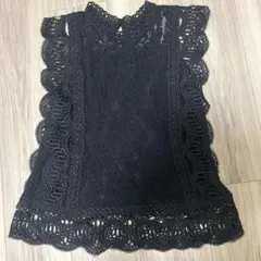 【美品】INGNI 総レースノースリーブ トップス　ブラックのサムネイル