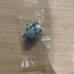 ナンジャモンジャ カプセルフィギュアキーホルダー 水色 青 ガチャガチャ