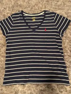 POLO RALPH LAUREN ボーダーTシャツ ネイビー×ホワイトMサイズ