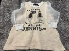 JENNI love 長袖 Tシャツチュニックトレーナー 100cm シースルー