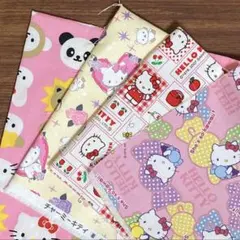 平成レトロ サンリオ ハローキティ チャーミーキティ 生地セット