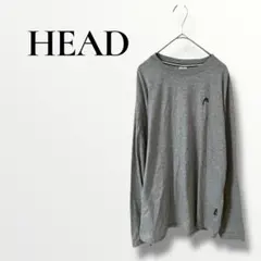 HEAD ヘッド　スポーツブランド　グレー 長袖トレーナー　Lのサムネイル