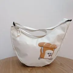 【美品】パンどろぼう ショルダーバッグ ホワイト 肩掛け