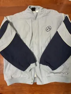 【希少】リーボック I3 アイバーソン 中綿スタジャン L 水色 IVERSON