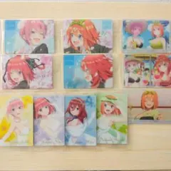 五等分の花嫁　ウエハース2　映画　ウエハースカード　一花　二乃　三玖　四葉　五月