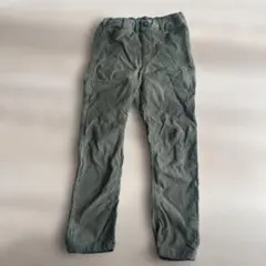 GU ジーユー　オリーブグリーン ロングパンツ コットン混紡