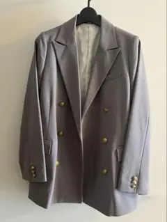 Mila Owen オーバーサイズダブルブレストジャケット 24AW ブラウン 