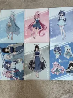 ブルーアーカイブ　ローソンクリアファイル6枚セット