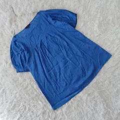 『セオリー』 (2) 半袖ブラウス きれい色 透け感 袖ボタン 薄手