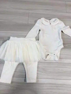babyGAP ロンパース チュールスカート付きレギンス 3-6m 60 女の子