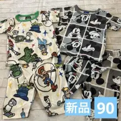 90 トイ・ストーリー ミッキーパジャマ 夏 セットアップ 男の子 80