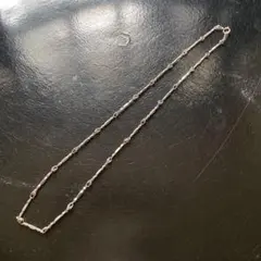 Pt850 プラチナ 切子 ネックレス 造幣局 刻印あり 約13g 希少 昭和 