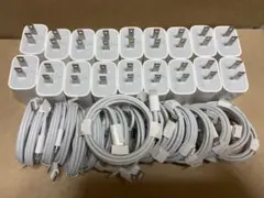 Apple 純正品USB-C 20W充電器とLightningケーブル18セット