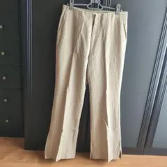 Mila Owen ベージュ フレアパンツ