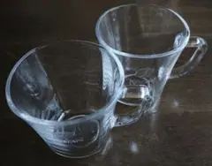 NESCAFE 非売品 オリジナル クリアマグ 2個セット ガラス
